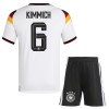 Camiseta de fútbol Alemania Kimmich 6 Niño 1ª equipación Copa Mundial 2026