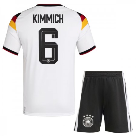 Camiseta de fútbol Alemania Kimmich 6 Niño 1ª equipación Copa Mundial 2026