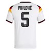 Camiseta de fútbol Alemania Pavlovic 5 1ª equipación Copa Mundial 2026