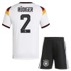 Camiseta de fútbol Alemania Rudiger 2 Niño 1ª equipación Copa Mundial 2026 Camiseta de fútbol Alemania Rudiger 2 Niño 1ª equipación Copa Mundial 2026