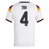 Camiseta de fútbol Alemania Tah 4 1ª equipación Copa Mundial 2026