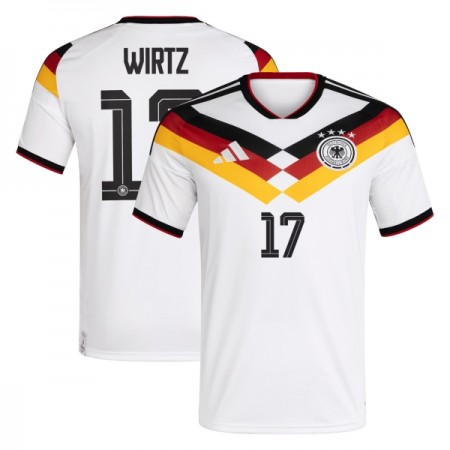 Camiseta de fútbol Alemania Wirtz 17 1ª equipación Copa Mundial 2026
