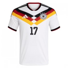 Camiseta de fútbol Alemania Wirtz 17 1ª equipación Copa Mundial 2026