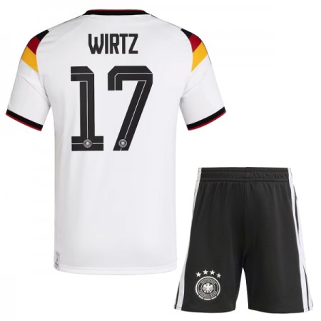Camiseta de fútbol Alemania Wirtz 17 Niño 1ª equipación Copa Mundial 2026 Camiseta de fútbol Alemania Wirtz 17 Niño 1ª equipación Copa Mundial 2026