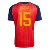 Camiseta de fútbol España Baena 15 1ª equipación Copa Mundial 2026 Camiseta de fútbol España Baena 15 1ª equipación Copa Mundial 2026