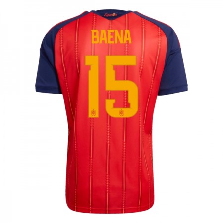 Camiseta de fútbol España Baena 15 1ª equipación Copa Mundial 2026 Camiseta de fútbol España Baena 15 1ª equipación Copa Mundial 2026