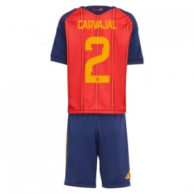 Camiseta de fútbol España Carvajal 2 Niño 1ª equipación Copa Mundial 2026