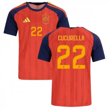Camiseta de fútbol España Cucurella 22 1ª equipación Copa Mundial 2026 Camiseta de fútbol España Cucurella 22 1ª equipación Copa Mundial 2026