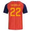 Camiseta de fútbol España Cucurella 22 1ª equipación Copa Mundial 2026