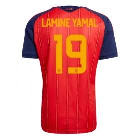Camiseta de fútbol España Lamine Yamal 19 1ª equipación Copa Mundial 2026