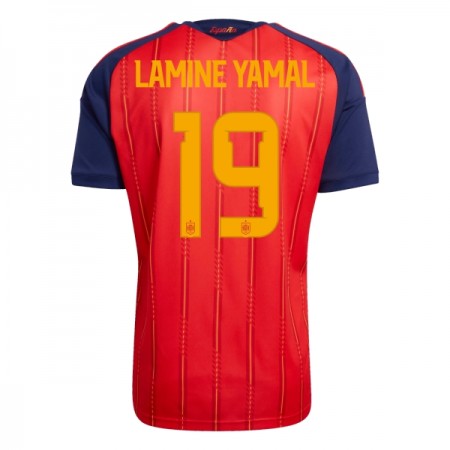 Camiseta de fútbol España Lamine Yamal 19 1ª equipación Copa Mundial 2026