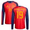 Camiseta de fútbol España Lamine Yamal 19 1ª equipación Copa Mundial 2026 Manga Larga Camiseta de fútbol España Lamine Yamal 19 1ª equipación Copa Mundial 2026 Manga Larga
