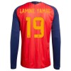 Camiseta de fútbol España Lamine Yamal 19 1ª equipación Copa Mundial 2026 Manga Larga