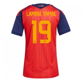 Camiseta de fútbol España Lamine Yamal 19 Mujer 1ª equipación Copa Mundial 2026