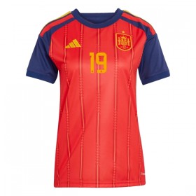 Camiseta de fútbol España Lamine Yamal 19 Mujer 1ª equipación Copa Mundial 2026