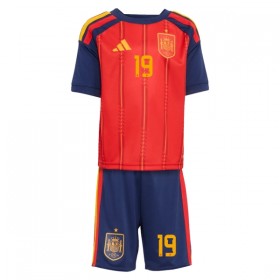 Camiseta de fútbol España Lamine Yamal 19 Niño 1ª equipación Copa Mundial 2026
