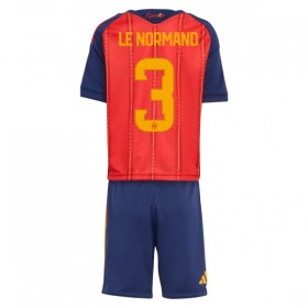 Camiseta de fútbol España Le Normand 3 Niño 1ª equipación Copa Mundial 2026