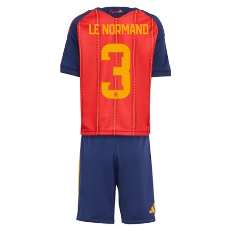 Camiseta de fútbol España Le Normand 3 Niño 1ª equipación Copa Mundial 2026