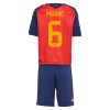 Camiseta de fútbol España Merino 6 Niño 1ª equipación Copa Mundial 2026