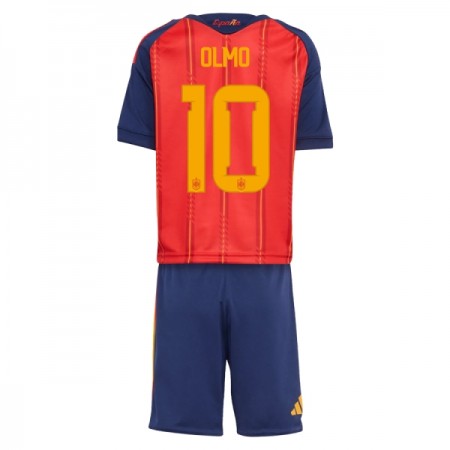 Camiseta de fútbol España Olmo 10 Niño 1ª equipación Copa Mundial 2026 Camiseta de fútbol España Olmo 10 Niño 1ª equipación Copa Mundial 2026
