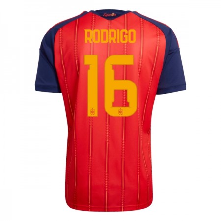 Camiseta de fútbol España Rodrigo 16 1ª equipación Copa Mundial 2026