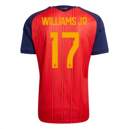 Camiseta de fútbol España Williams JR 17 1ª equipación Copa Mundial 2026 Camiseta de fútbol España Williams JR 17 1ª equipación Copa Mundial 2026