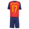 Camiseta de fútbol España Williams JR 17 Niño 1ª equipación Copa Mundial 2026