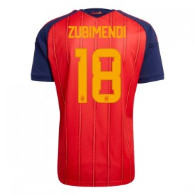 Camiseta de fútbol España ZUBIMENDI 18 1ª equipación Copa Mundial 2026