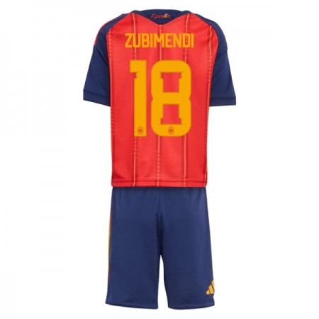 Camiseta de fútbol España ZUBIMENDI 18 Niño 1ª equipación Copa Mundial 2026 Camiseta de fútbol España ZUBIMENDI 18 Niño 1ª equipación Copa Mundial 2026