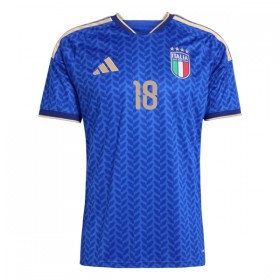Camiseta de fútbol Italia Barella 18 1ª equipación Copa Mundial 2026