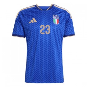 Camiseta de fútbol Italia Bastoni 23 Niño 1ª equipación Copa Mundial 2026