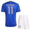 Camiseta de fútbol Italia Raspadori 11 Niño 1ª equipación Copa Mundial 2026 Camiseta de fútbol Italia Raspadori 11 Niño 1ª equipación Copa Mundial 2026