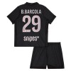 Camiseta de fútbol Paris Saint Germain B. Barcola 29 Jordan Niño 4ª equipación 2025-26 Camiseta de fútbol Paris Saint Germain B. Barcola 29 Jordan Niño 4ª equipación 2025-26