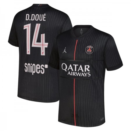 Camiseta de fútbol Paris Saint Germain D. Doue 14 Jordan 4ª equipación 2025-26