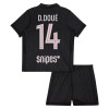Camiseta de fútbol Paris Saint Germain D. Doue 14 Jordan Niño 4ª equipación 2025-26 Camiseta de fútbol Paris Saint Germain D. Doue 14 Jordan Niño 4ª equipación 2025-26