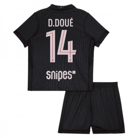 Camiseta de fútbol Paris Saint Germain D. Doue 14 Jordan Niño 4ª equipación 2025-26 Camiseta de fútbol Paris Saint Germain D. Doue 14 Jordan Niño 4ª equipación 2025-26