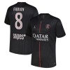 Camiseta de fútbol Paris Saint Germain Fabian 8 Jordan 4ª equipación 2025-26