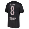 Camiseta de fútbol Paris Saint Germain Fabian 8 Jordan 4ª equipación 2025-26
