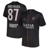 Camiseta de fútbol Paris Saint Germain Joao Neves 87 Jordan 4ª equipación 2025-26 Camiseta de fútbol Paris Saint Germain Joao Neves 87 Jordan 4ª equipación 2025-26