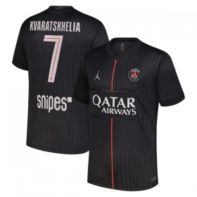 Camiseta de fútbol Paris Saint Germain Kvaratskhelia 7 Jordan 4ª equipación 2025-26