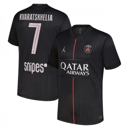 Camiseta de fútbol Paris Saint Germain Kvaratskhelia 7 Jordan 4ª equipación 2025-26 Camiseta de fútbol Paris Saint Germain Kvaratskhelia 7 Jordan 4ª equipación 2025-26