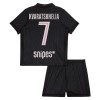 Camiseta de fútbol Paris Saint Germain Kvaratskhelia 7 Jordan Niño 4ª equipación 2025-26 Camiseta de fútbol Paris Saint Germain Kvaratskhelia 7 Jordan Niño 4ª equipación 2025-26
