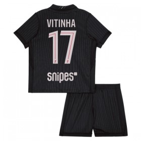 Camiseta de fútbol Paris Saint Germain Vitinha 17 Jordan Niño 4ª equipación 2025-26