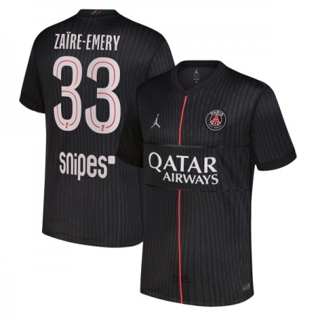 Camiseta de fútbol Paris Saint Germain Zaire-Emery 33 Jordan 4ª equipación 2025-26 Camiseta de fútbol Paris Saint Germain Zaire-Emery 33 Jordan 4ª equipación 2025-26