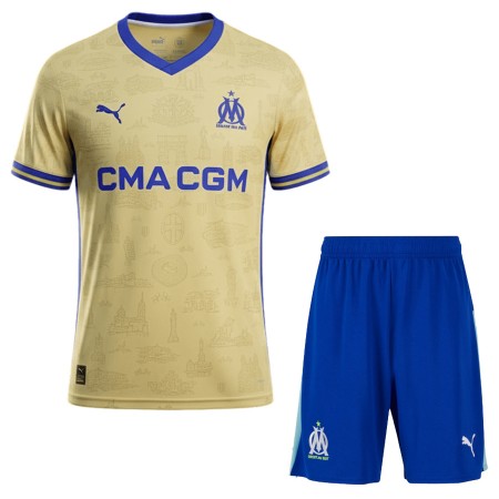 Camiseta de fútbol Olympique de Marseille Niño 4ª equipación 2025-26 Camiseta de fútbol Olympique de Marseille Niño 4ª equipación 2025-26