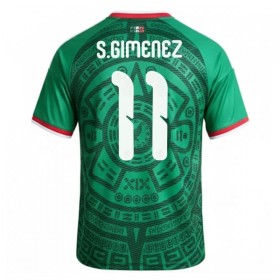 Camiseta de fútbol México S.Gimenez 11 1ª equipación Copa Mundial 2026