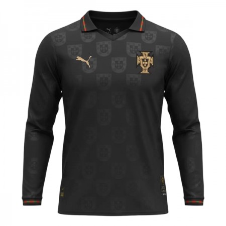 Camiseta de fútbol Portugal Black Panther 2025-26 Manga Larga Camiseta de fútbol Portugal Black Panther 2025-26 Manga Larga