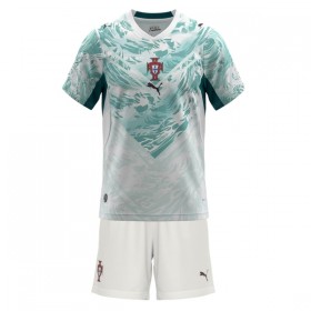 Camiseta de fútbol Portugal Niño 2ª equipación Copa Mundial 2026