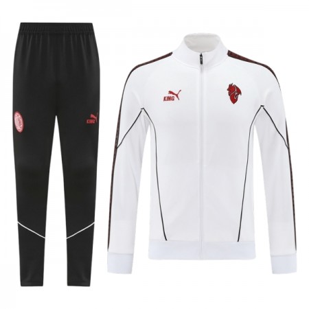 AC Milan Chaqueta De Entrenamiento Trajes 2025-26 Blanca