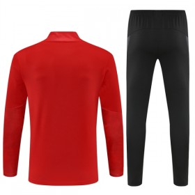 AC Milan Sudadera De Entrenamiento 2025-26 Cuarto-Cremallera Roja